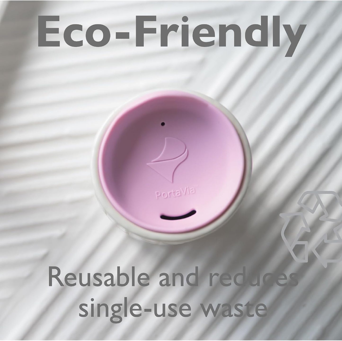Reusable, Dishwasher-Safe Silicone Lid for Coffee Cups and Mugs | Take Your Favorite Cup/Mug/Tumbler To-Go - This Lid fits drinkware with 3” to 3¼” Inside Diameter - Medium Size, Black