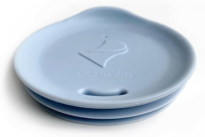 Reusable, Dishwasher-Safe Silicone Lid for Coffee Cups and Mugs | Take Your Favorite Cup/Mug/Tumbler To-Go - This Lid fits drinkware with 3” to 3¼” Inside Diameter - Medium Size, Black