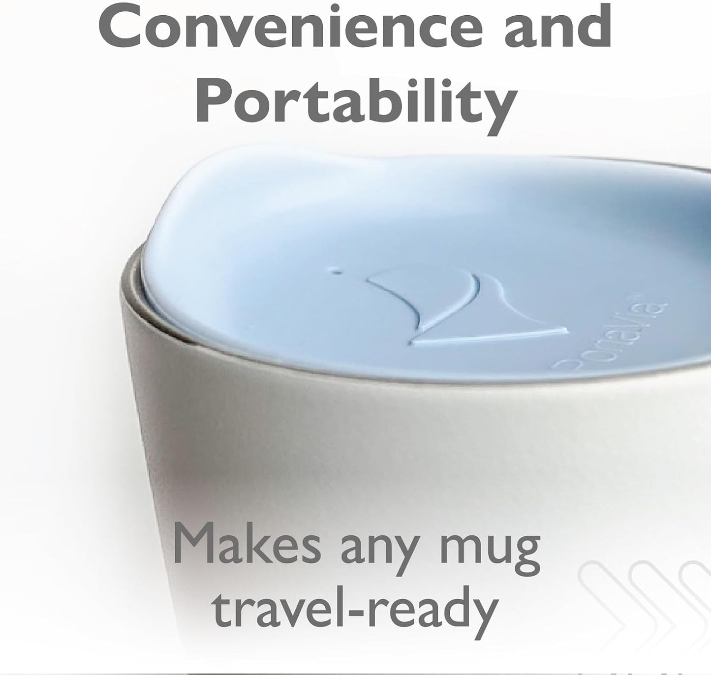 Reusable, Dishwasher-Safe Silicone Lid for Coffee Cups and Mugs | Take Your Favorite Cup/Mug/Tumbler To-Go - This Lid fits drinkware with 3” to 3¼” Inside Diameter - Medium Size, Black