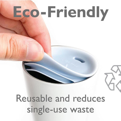 Reusable, Dishwasher-Safe Silicone Lid for Coffee Cups and Mugs | Take Your Favorite Cup/Mug/Tumbler To-Go - This Lid fits drinkware with 3” to 3¼” Inside Diameter - Medium Size, Black