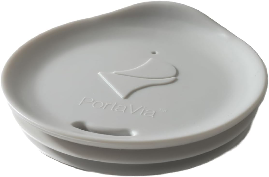 Reusable, Dishwasher-Safe Silicone Lid for Coffee Cups and Mugs | Take Your Favorite Cup/Mug/Tumbler To-Go - This Lid fits drinkware with 3” to 3¼” Inside Diameter - Medium Size, Black