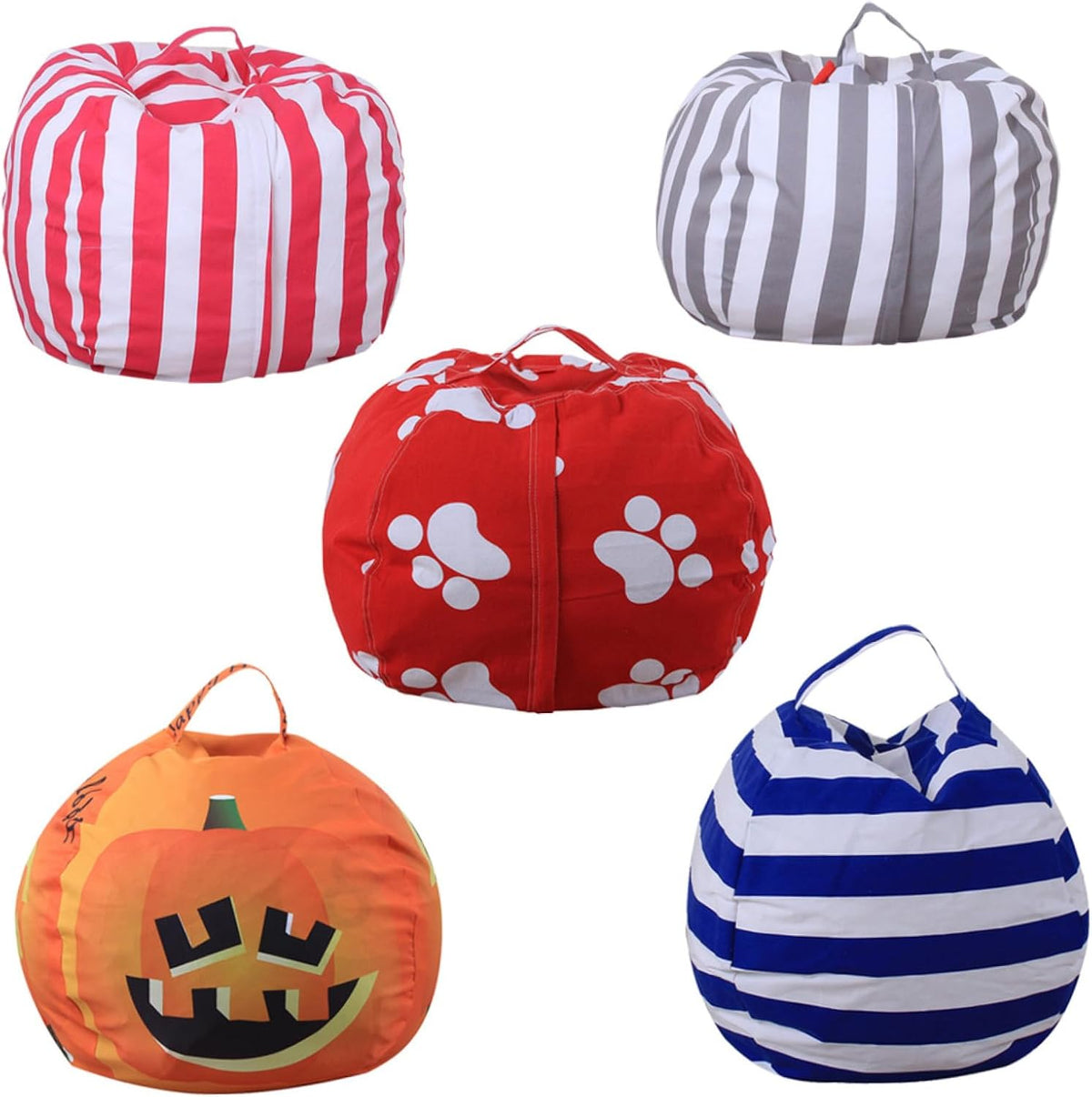 Children Toys Storage Bag with Zipper Extra Large Toy Storage Organizer Lightweight and Portable for Kids' Play Mat and Picnic