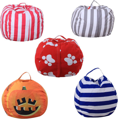 Children Toys Storage Bag with Zipper Extra Large Toy Storage Organizer Lightweight and Portable for Kids' Play Mat and Picnic