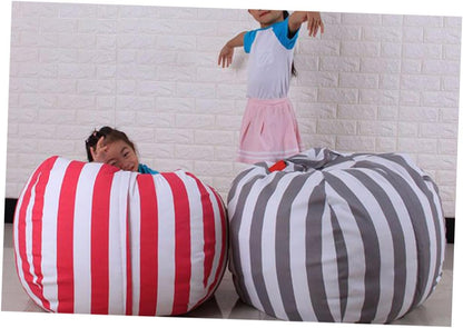 Children Toys Storage Bag with Zipper Extra Large Toy Storage Organizer Lightweight and Portable for Kids' Play Mat and Picnic