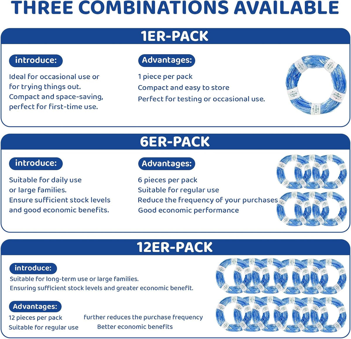 12er-Pack Refill Bags, Cat Litter Refill Bags, Diaper Refills, With Excellent Sealing and Toughness, The Refill Bag is Compatible With all Diaper Pails and Cat Litter Disposal Pails