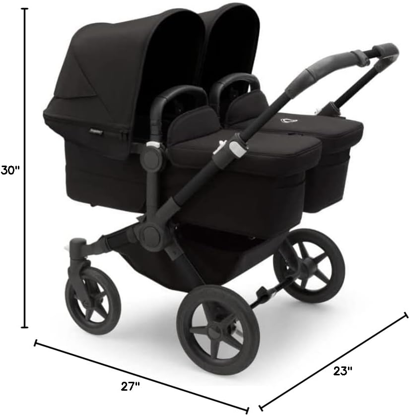 Donkey 5 Bassinet Fabric Complete RW Fabric US Midnight Black