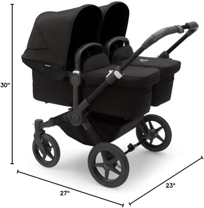 Donkey 5 Bassinet Fabric Complete RW Fabric US Midnight Black
