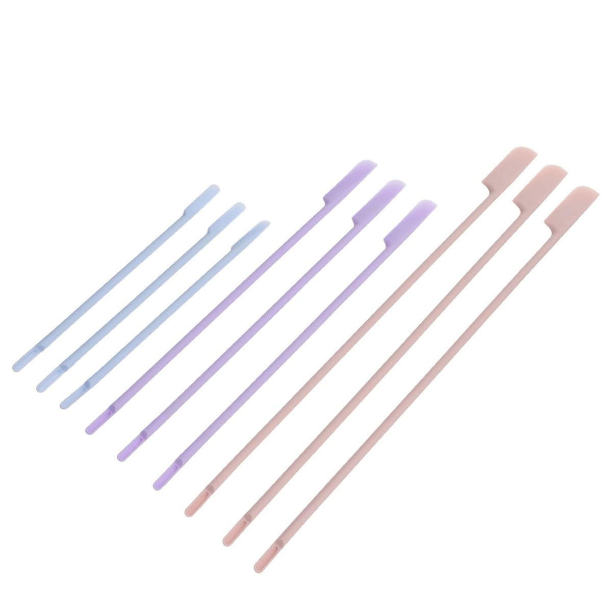 9 Piece Silicone Cosmetic Spatula Beauty Tools for Cream Lotion