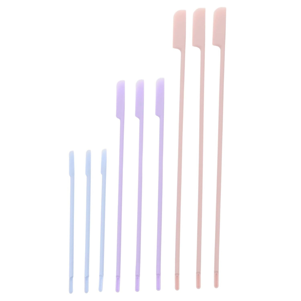 9 Piece Silicone Cosmetic Spatula Beauty Tools for Cream Lotion