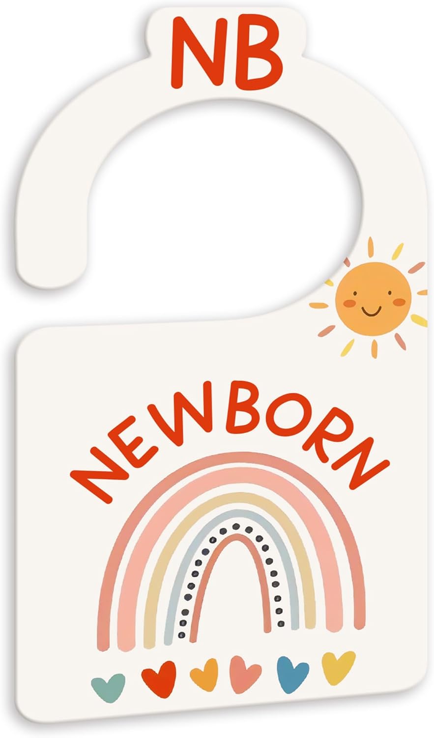 JMOST Eucalyptus Baby Closet Dividers for Nursery Closet Organizer, Newborn to 24 Months Size Clothes, Greenery Hangers with Size Dividers, Double Sided