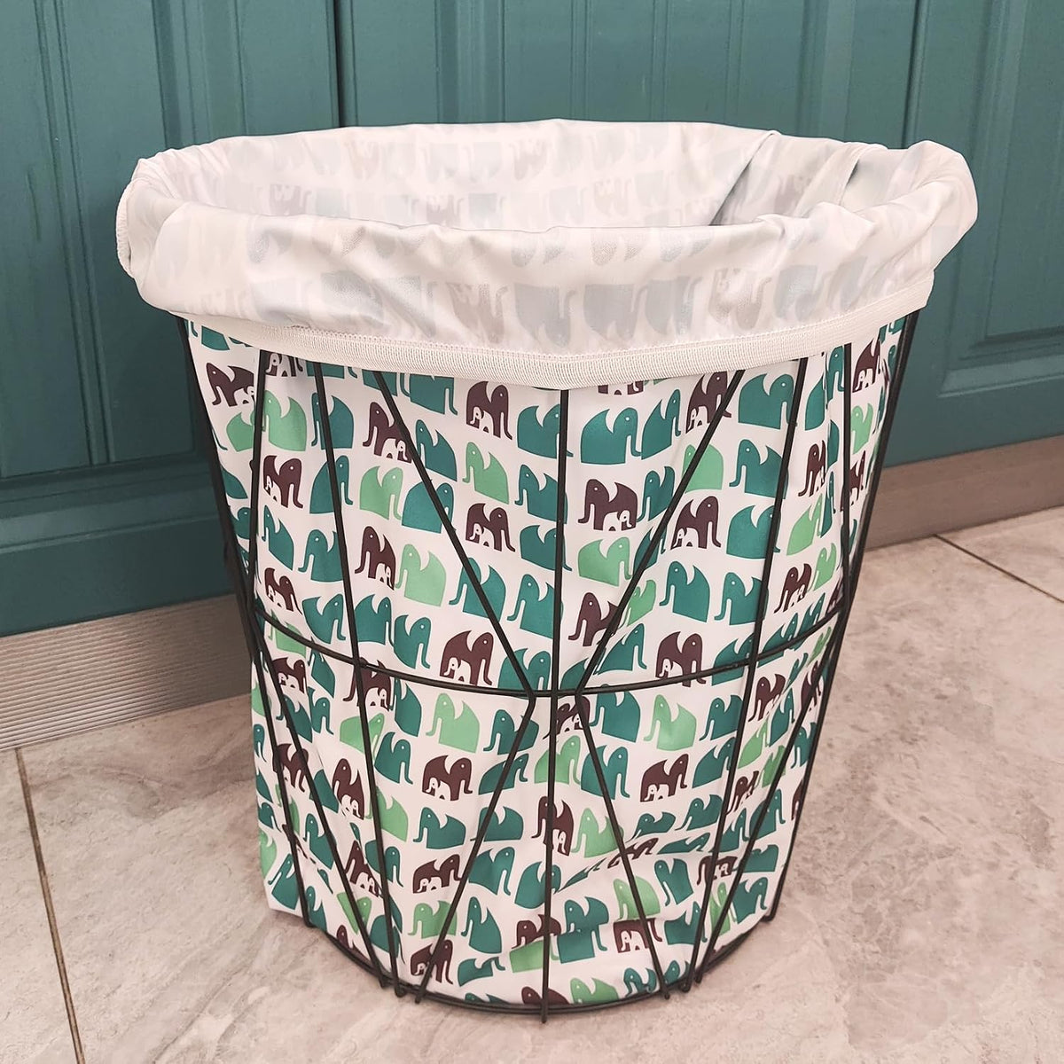 Pail Liner for Cloth Diapers, Reusable and Washable Waterproof Pail Liner with Strap for Diaper Pails, 2 Pack(P002)