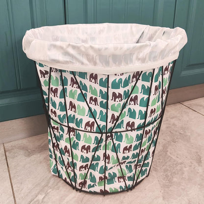 Pail Liner for Cloth Diapers, Reusable and Washable Waterproof Pail Liner with Strap for Diaper Pails, 2 Pack(P002)