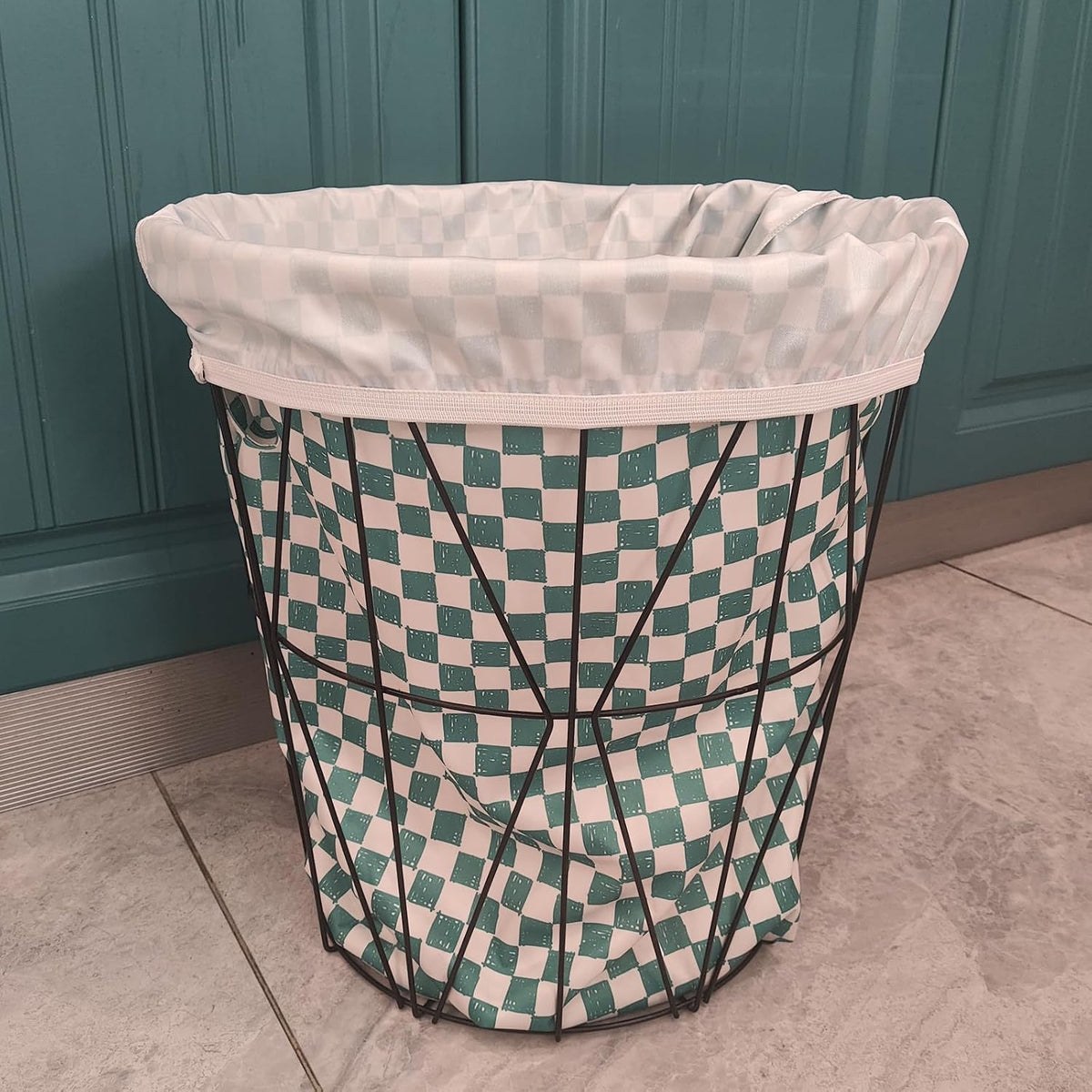 Pail Liner for Cloth Diapers, Reusable and Washable Waterproof Pail Liner with Strap for Diaper Pails, 2 Pack(P002)