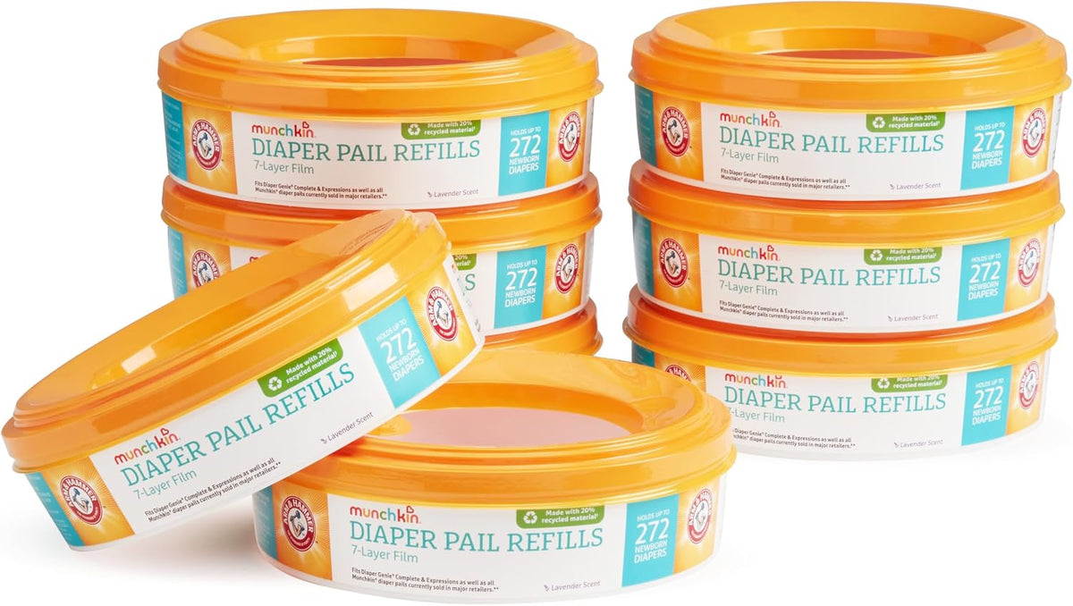 Arm & Hammer Diaper Pail Refills, Lavender, 2 Pack