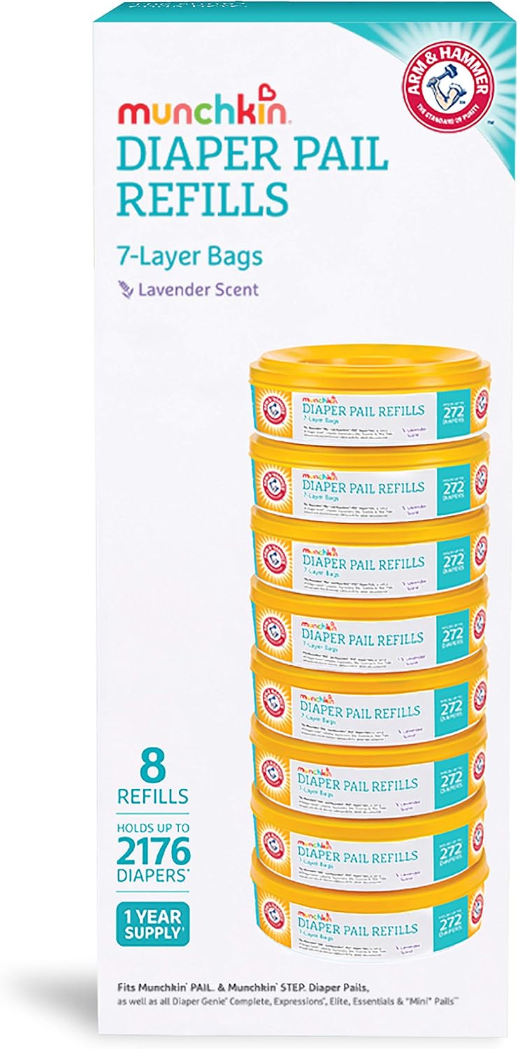 Arm & Hammer Diaper Pail Refills, Lavender, 2 Pack