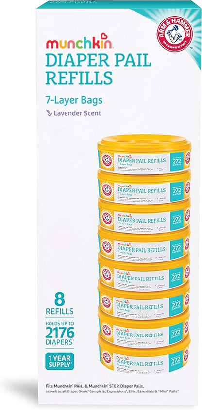 Arm & Hammer Diaper Pail Refills, Lavender, 2 Pack
