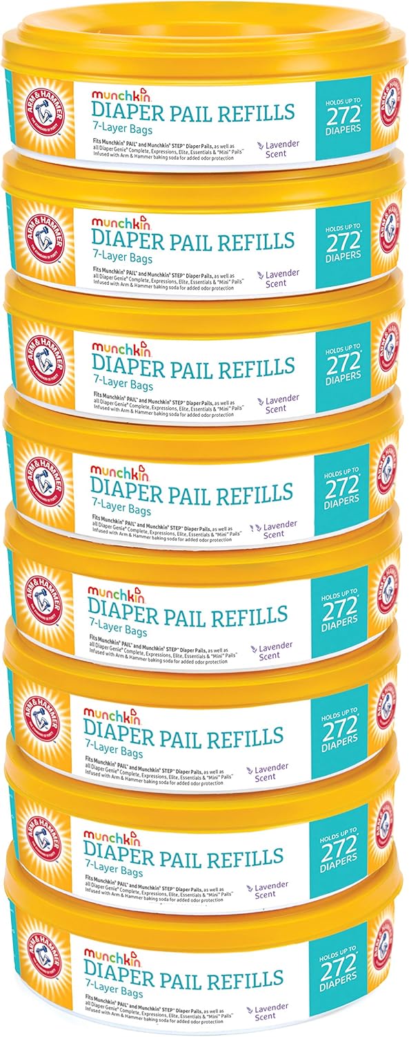 Arm & Hammer Diaper Pail Refills, Lavender, 2 Pack