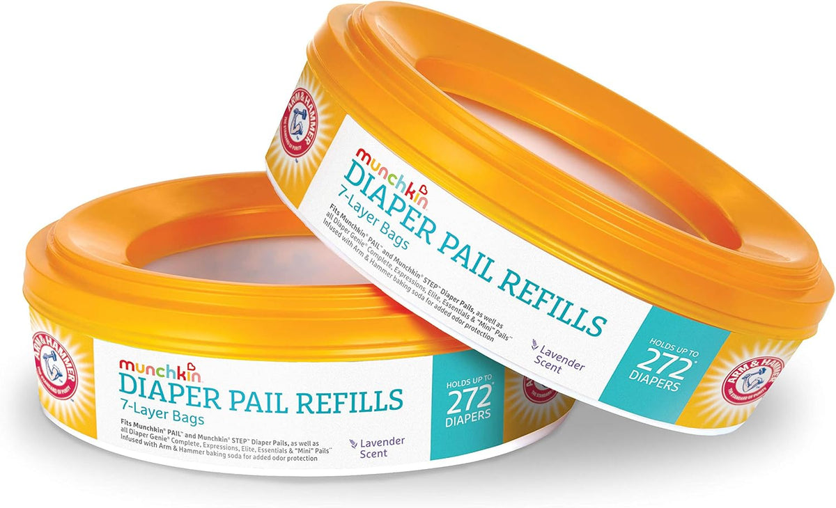 Arm & Hammer Diaper Pail Refills, Lavender, 2 Pack