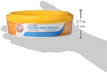 Arm & Hammer Diaper Pail Refills, Lavender, 2 Pack
