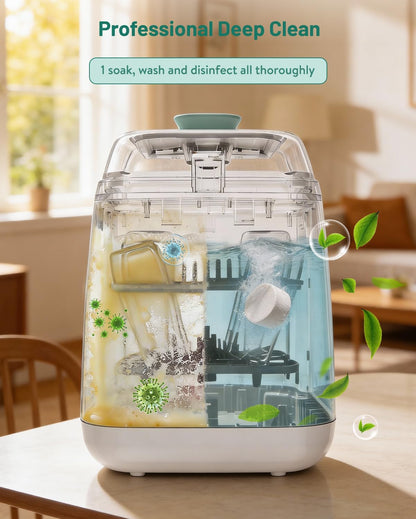 Bottle Washer Tablets 120PCS, Baby-Safe and Deep Cleans Milk Residue & Odor