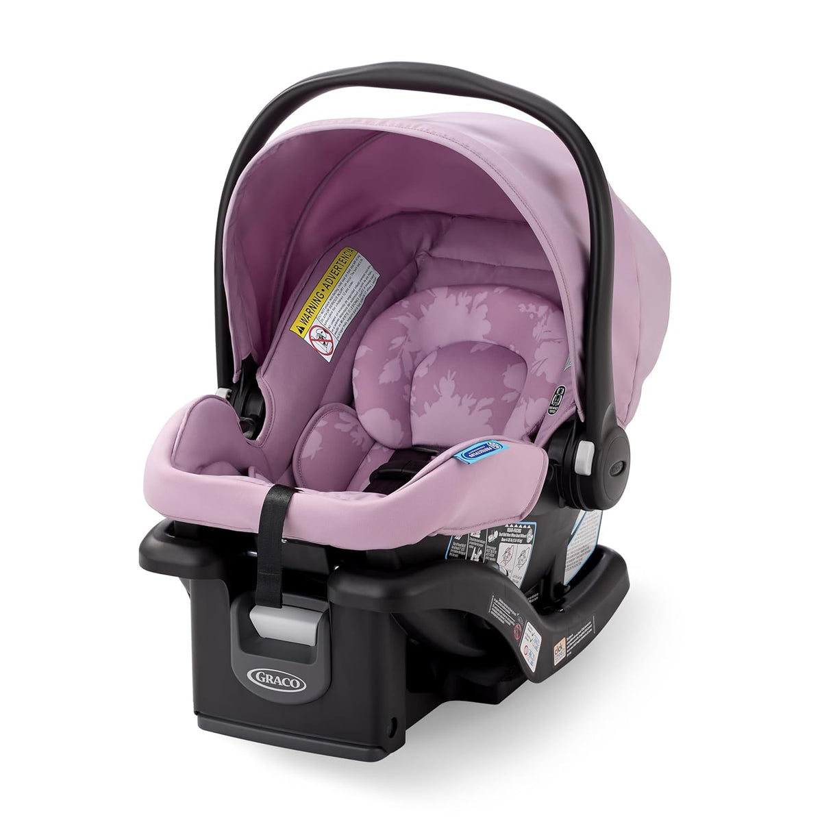 SnugRide Lite LX Infant Car Seat, Lightweight Rear-Facing Seat for Babies 4–30 lb, 4-Position Adjustable Base, Latch Installation & ProtectPlus Engineered, Studio
