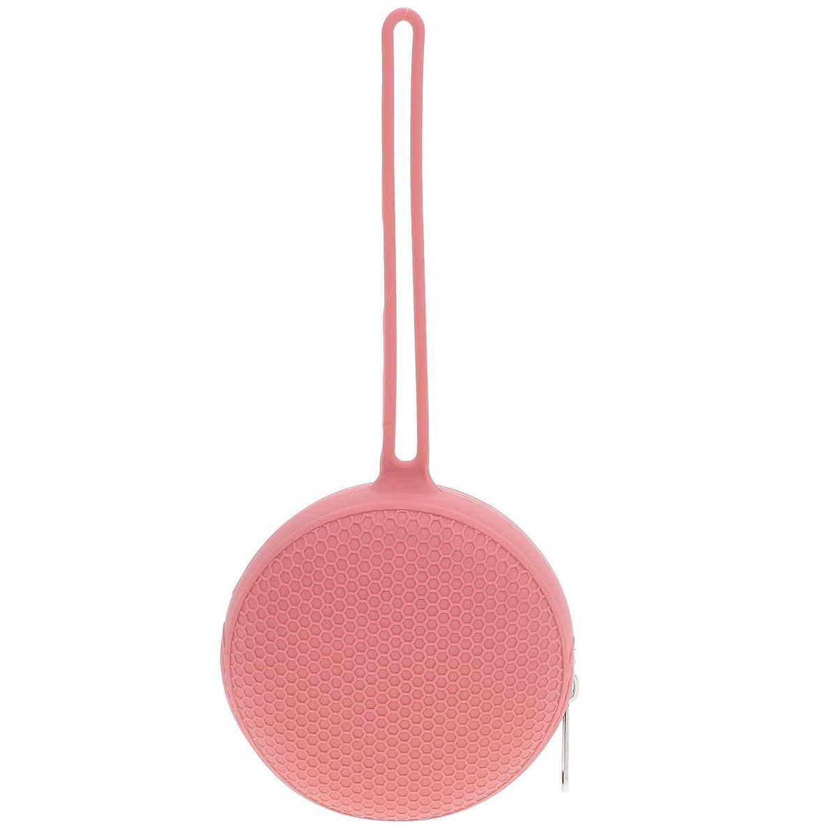Portable Silicone Pacifier Pouch for Accessories with Zipper Closure and Lightweight Design, for Travel and Daily Use, Pink Holder Storage Case