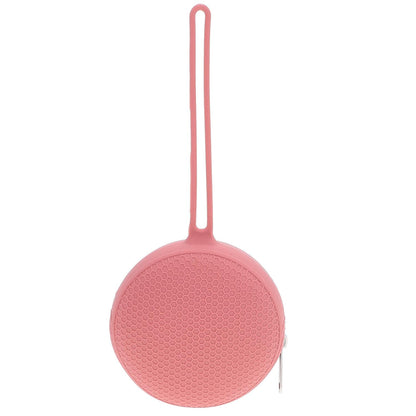 Portable Silicone Pacifier Pouch for Accessories with Zipper Closure and Lightweight Design, for Travel and Daily Use, Pink Holder Storage Case