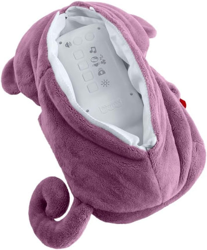 Baby Toy Soothe ‘n Snuggle Purple Monkey Plush Portable Sound Machine with Breathing Motion & Lights for Newborns Ages 0+ Months