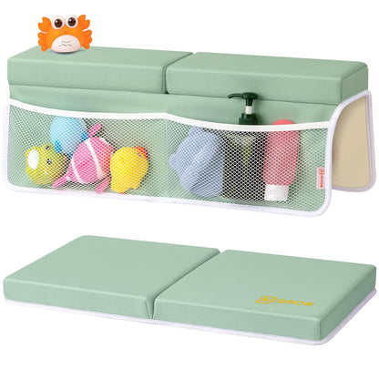Bath Kneeler and Elbow Rest Pad Set, 1.5” Thick Bathtub Kneeling Mat