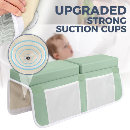 Bath Kneeler and Elbow Rest Pad Set, 1.5” Thick Bathtub Kneeling Mat