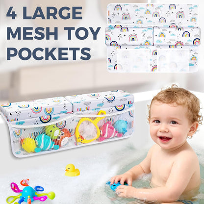 Bath Kneeler and Elbow Rest Pad Set, 1.5” Thick Bathtub Kneeling Mat