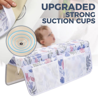 Bath Kneeler and Elbow Rest Pad Set, 1.5” Thick Bathtub Kneeling Mat
