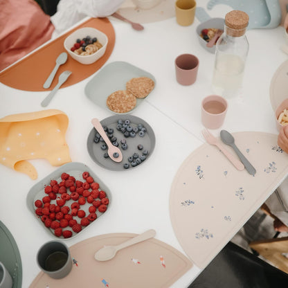Silicone Placemat for Kids | BPA-Free Non-Slip Design (Dinosaurs)