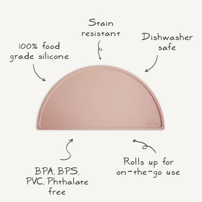 Silicone Placemat for Kids | BPA-Free Non-Slip Design (Dinosaurs)