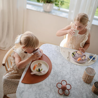 Silicone Placemat for Kids | BPA-Free Non-Slip Design (Dinosaurs)