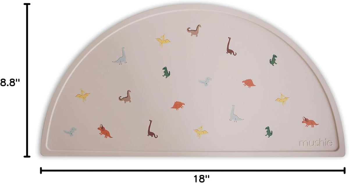 Silicone Placemat for Kids | BPA-Free Non-Slip Design (Dinosaurs)