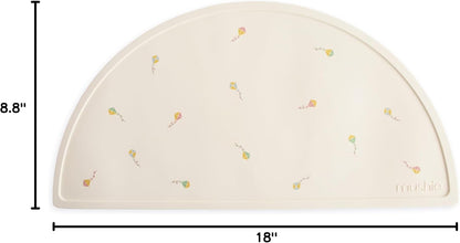 Silicone Placemat for Kids | BPA-Free Non-Slip Design (Dinosaurs)