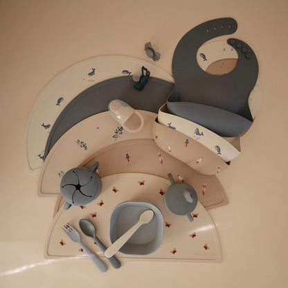 Silicone Placemat for Kids | BPA-Free Non-Slip Design (Dinosaurs)