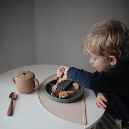 Silicone Placemat for Kids | BPA-Free Non-Slip Design (Dinosaurs)