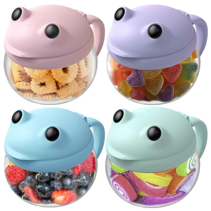 2 Pack Toddler Snack Cups Spill-Proof Snack Containers for Kids