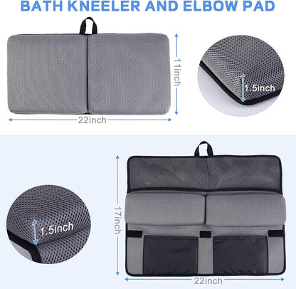 Baby Bath Kneeler Pad With Elbow Rest