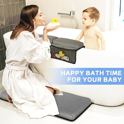 Baby Bath Kneeler Pad With Elbow Rest