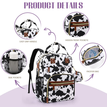 Diaper Bag Backpack, Baby Essentials Travel Tote Bag