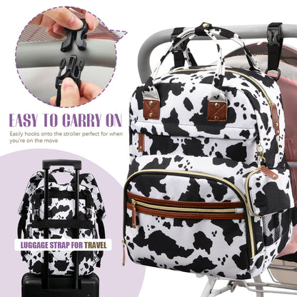 Diaper Bag Backpack, Baby Essentials Travel Tote Bag