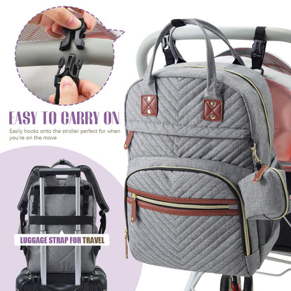 Diaper Bag Backpack, Baby Essentials Travel Tote Bag
