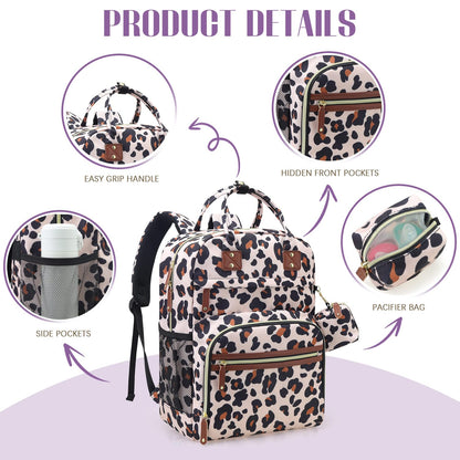 Diaper Bag Backpack, Baby Essentials Travel Tote Bag