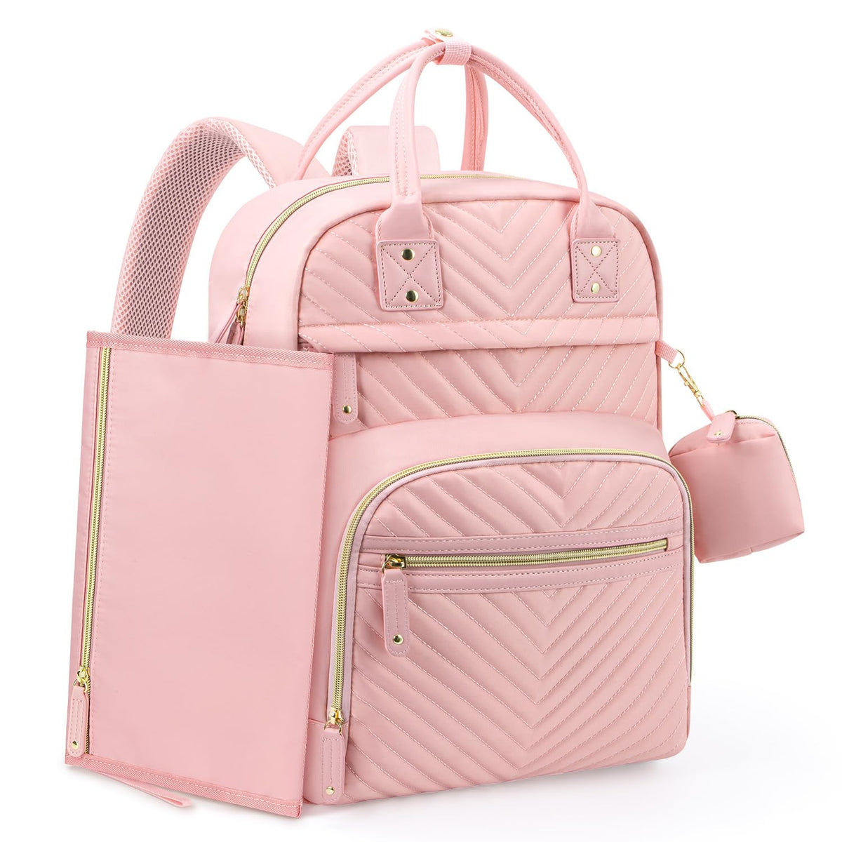 Diaper Bag Backpack, Baby Essentials Travel Tote Bag