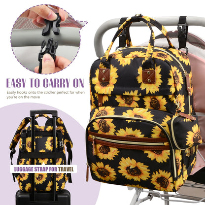 Diaper Bag Backpack, Baby Essentials Travel Tote Bag