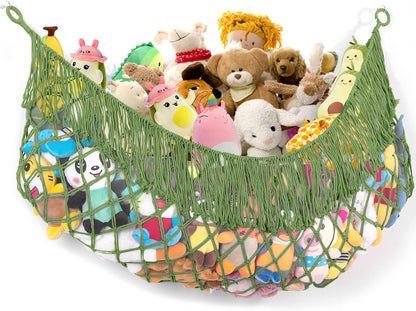 Stuffed Animal Hammock - Extra Large 56'' Long (Cream White)
