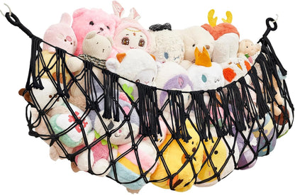 Stuffed Animal Hammock - Extra Large 56'' Long (Cream White)